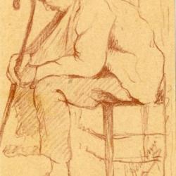 CPA CROIX ROUGE Croquis d'hôpital vendu au profit des blessées militaire