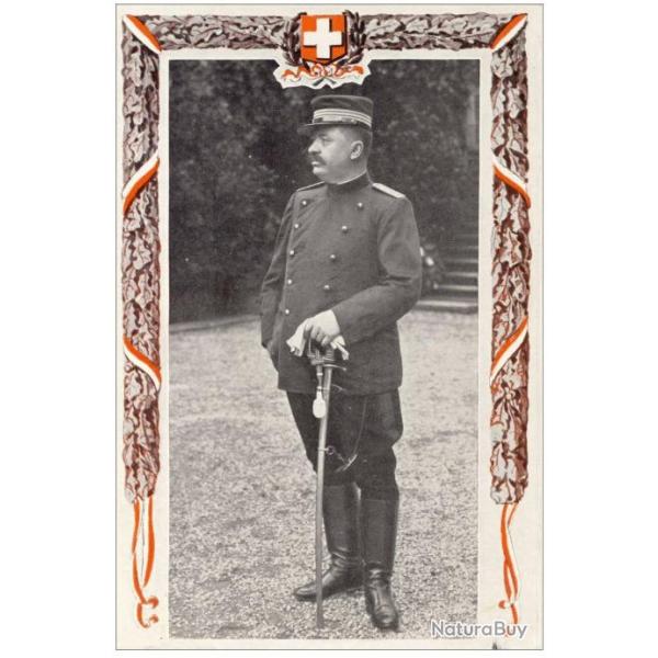 CPA Clbrit Gnral WILLE Suisse Guerre 1914-18