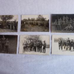 Ensemble CPA photo Suisse Militaria Militaire 1924