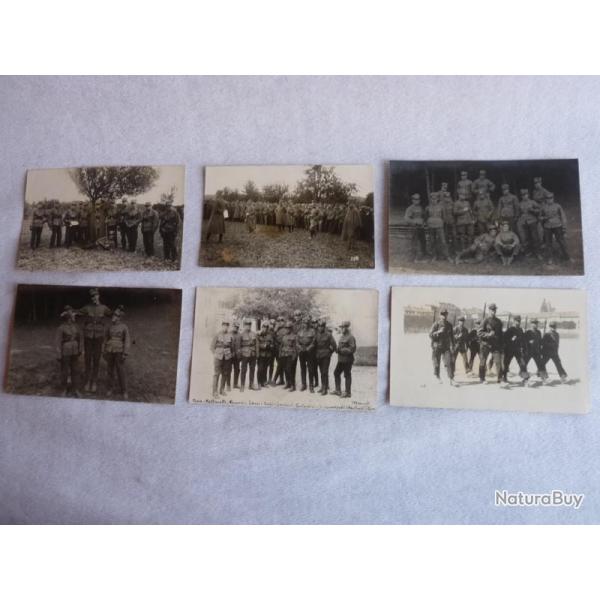 Ensemble CPA photo Suisse Militaria Militaire 1924
