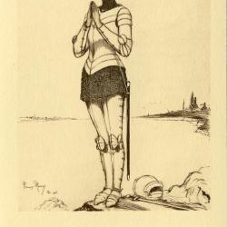 CPA illustrée François MERCEY Guerre Mort vivant Patrie Satire RARE