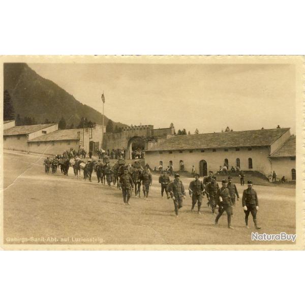 CPA Militaria Gebirgs-Sanit -Abt. auf Luziensteig Suisse Bataillon 164