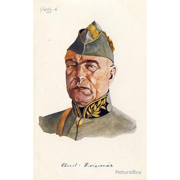 CPA illustre Emil NAFER Serie Schweizer militrtypen Suisses Guerre N232