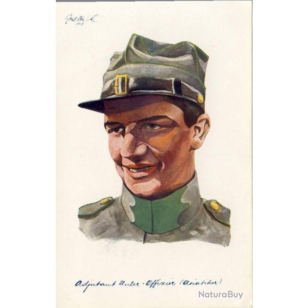 CPA illustre Emil NAFER Serie Schweizer militrtypen Suisses Guerre N225