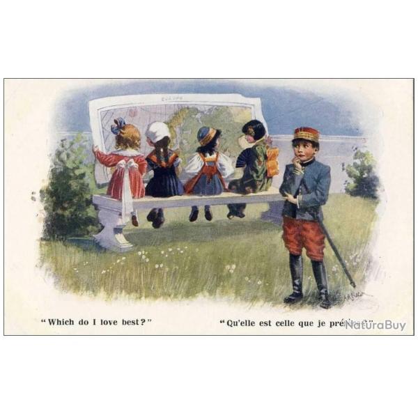 CPA illustre NASH A.A. Sries TWO NINE THREE N 299 Humour Angleterre Guerre