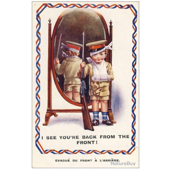 CPA illustre NASH A.A. Sries BRITISH N 892 Humour Angleterre Guerre