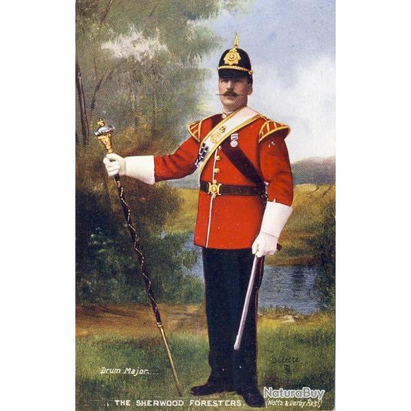 CPA MILITARIA illustrateur Oilette Sherwood Foresters
