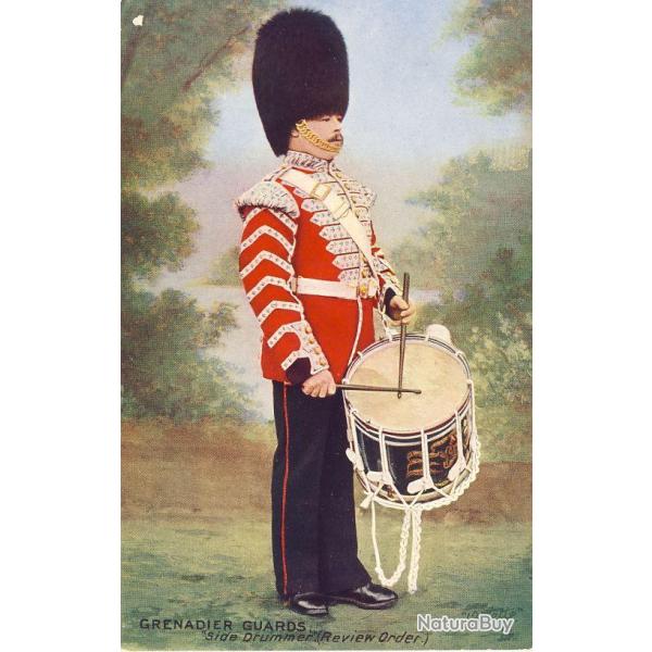 CPA MILITARIA illustrateur Oilette Grenadier Guards Side drummer