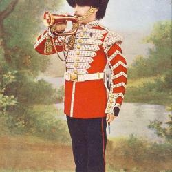 CPA MILITARIA illustrateur Oilette Grenadier Guards Bugler