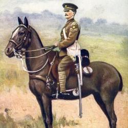 CPA Militaria illustrateur Oilette Army Service Corps Coy Sergeant Major
