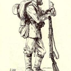 CPA illustrée Ungelo JANK 1914 Guerre 1914-18 Soldat Allemand