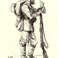 CPA illustrée Ungelo JANK Guerre 1914-18 Soldat Allemand