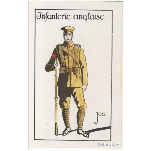 2 CPA illustre Jol Guerre 1914-18 Infanterie anglaise cossais