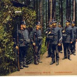 CPA Militaria Armée Suisse Guerre Garde de Landsturm Landsturmwatch