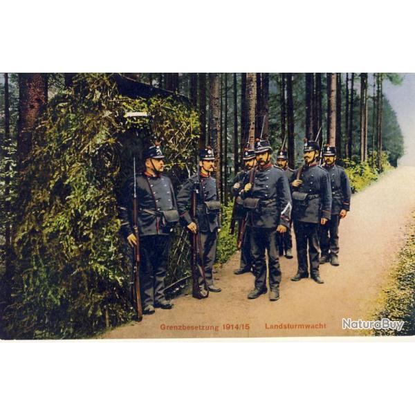 CPA Militaria Arme Suisse Guerre Garde de Landsturm Landsturmwatch
