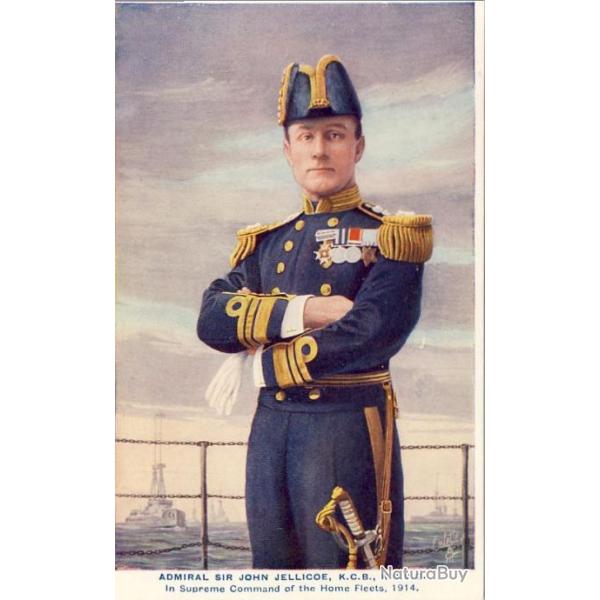 CPA Militaria Oilette Tuck's Guerre 1914-18 Admiral Sir John Jellicoe