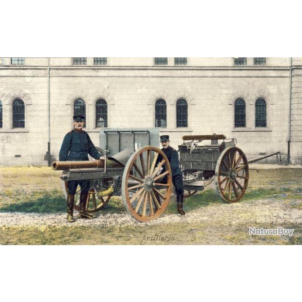 CPA militaria Arme Suisse Artillerie