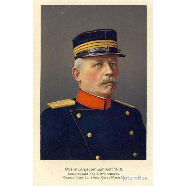 CPA Militaria Suisse Oberstkorpskommandant Will Commandant