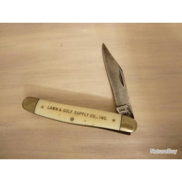 Rare Canif Couteau Knife Publicit LAWN & GOLF CASE XX USA