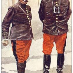 CPA illustrée Émile HUBERT Suisse Guerre 1914-18 N°6 Soldats
