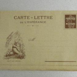 Carte postale Franchise militaire Haut les Coeurs