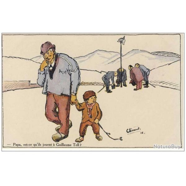 CPA illustre Clment GUERRE 1914-18