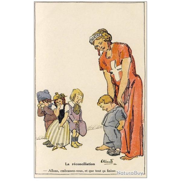 CPA illustre Clment  Suisse Guerre 1914-18