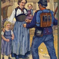 CPA illustrée E HODEL SUISSE Armée Suisse Guerre 1914-18