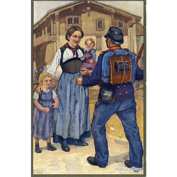 CPA illustre E HODEL SUISSE Arme Suisse Guerre 1914-18