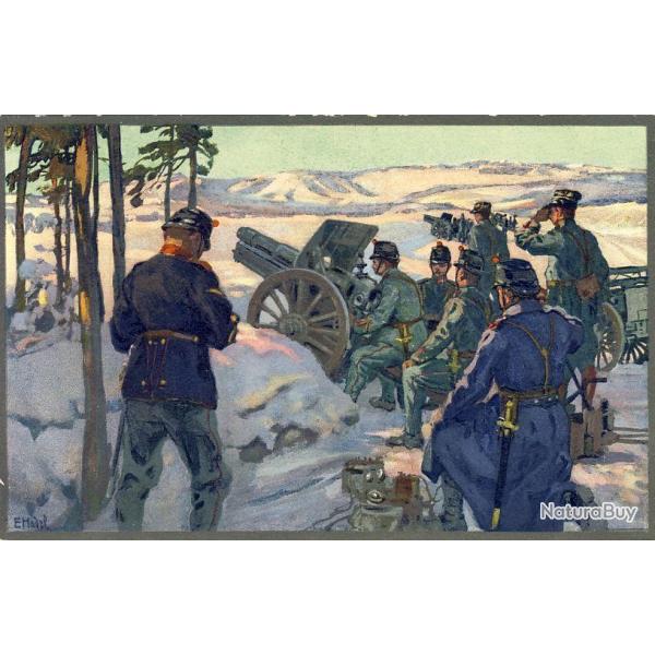 CPA illustre E HODEL SUISSE Arme Suisse Guerre 1914-18