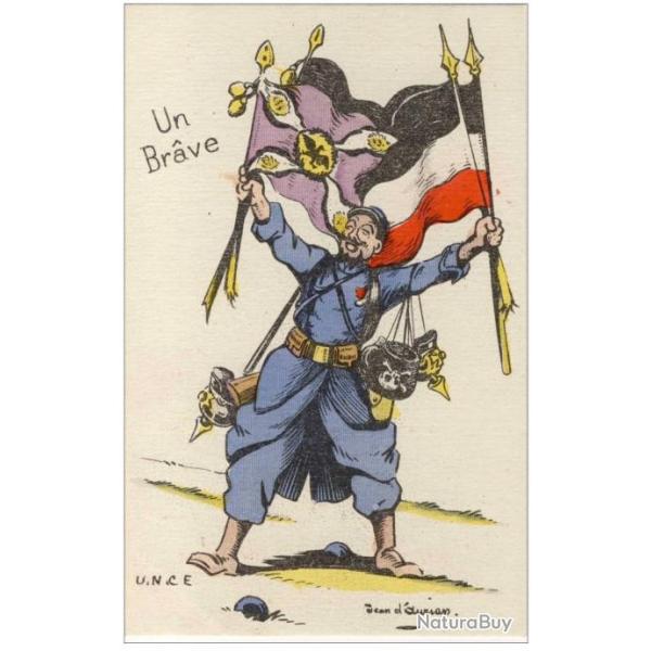 CPA illustre Jean DAURIAN Guerre 1914-18