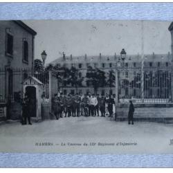 CPA 72 SARTHE MAMERS La caserne du 115e Régiment d´Infanterie Militaire