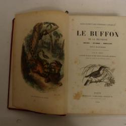 Livre Le Buffon de la Jeunesse BLANCHARD Histoire Naturelle 1859