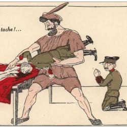 CPA illustrée SALVIC Politique Justice Suisse Guerre 1914-18