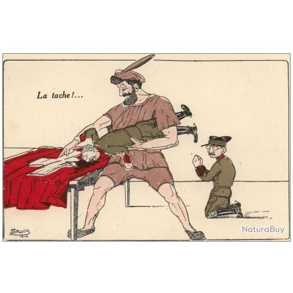 CPA illustre SALVIC Politique Justice Suisse Guerre 1914-18