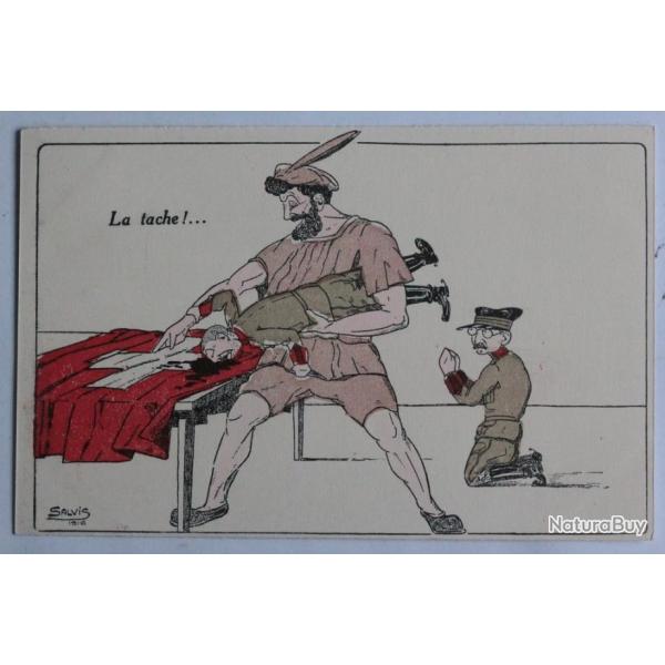 CPA illustre SALVIC Politique Justice Suisse Guerre 1914-18