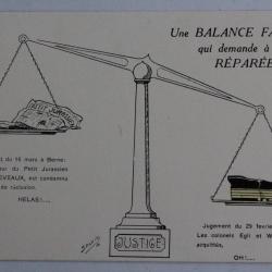 CPA illustrée SALVIC Politique Justice Suisse Guerre