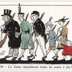 CPA illustrée SALVIC Politique Justice Suisse Guerre