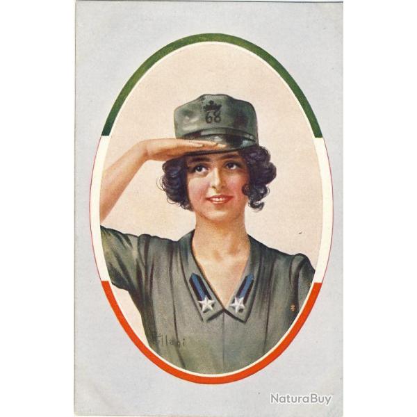 CPA illustre VILLANI Italien Italie Guerre Propagande