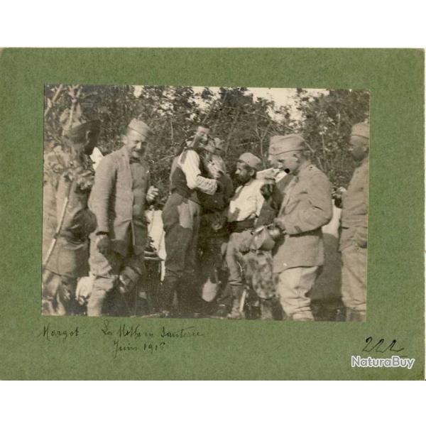 Photographie Ancienne Guerre Margot La Mothe en Sauterre Juin 1916