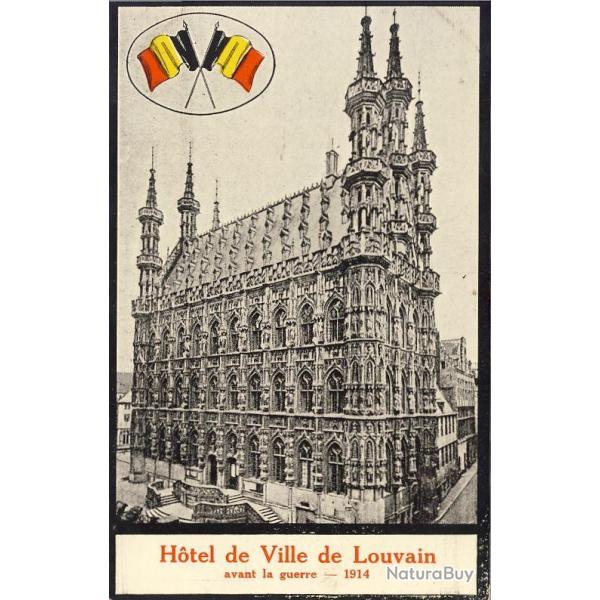 CPA Belgique Louvain Htel de ville avant guerre 1914