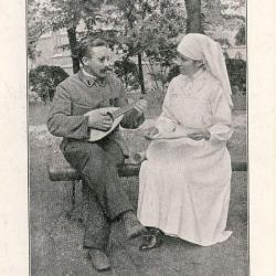 CPA Militaria Aveugle Famille du Rameau d'Olivier N°19 Gustave Truy