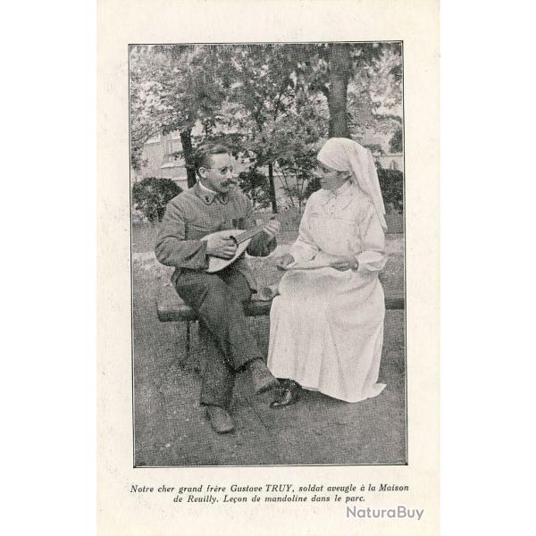 CPA Militaria Aveugle Famille du Rameau d'Olivier N19 Gustave Truy