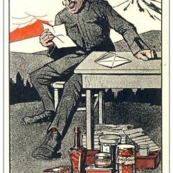 CPA Illustrateur CHATILLON Satire politique Guerre