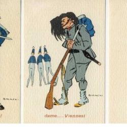 CPA Illustrateur BIANCHI Italie Militaire Soldat Propagande
