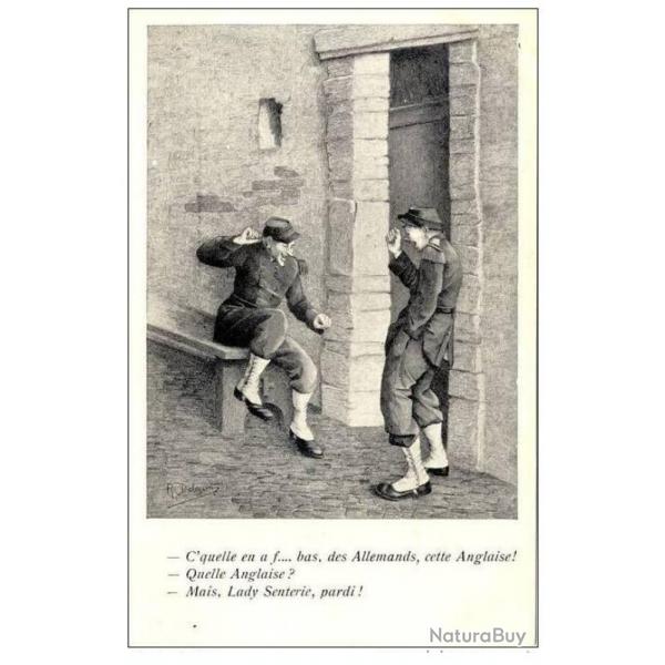 CPA Illustrateur DELEYSIN R. Soldat Satire Guerre