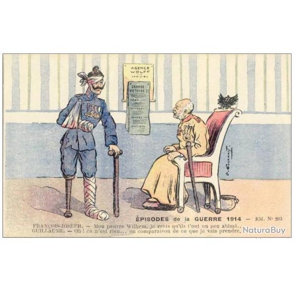 CPA Illustrateur GOURNAY pisode de la guerre Satire