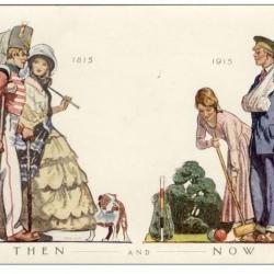 CPA Illustrateur Fred LEIST Guerre Humour anglais chien