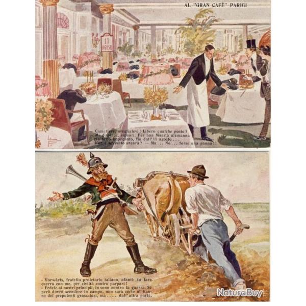 CPA Illustrateur FORNARI Luca Guerre Italia Soldat