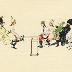 Illustrateur OTTOFAPELLY (Italien) Satire Humour Guerre